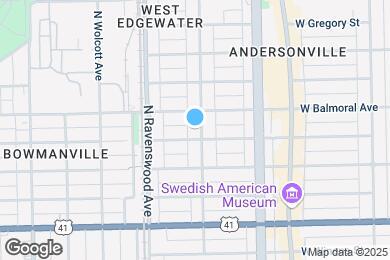 Map image of the property - 5340 N Paulina St