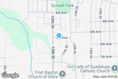 Map image of the property - 1010 6th Ave