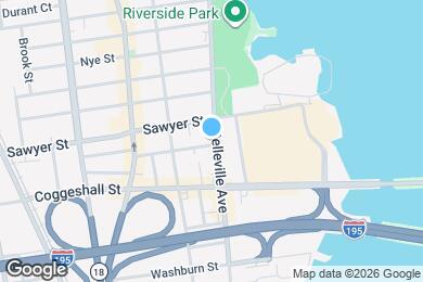 Map image of the property - 189 Belleville Ave