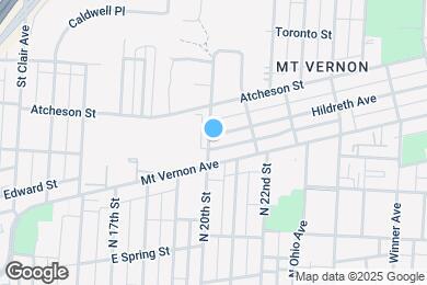 Map image of the property - 352 E 20th Ave