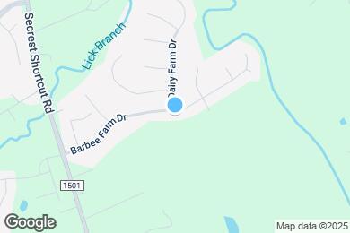Map image of the property - 821 Barbee Farm Dr