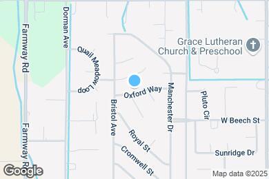 Map image of the property - 622 Oxford Way