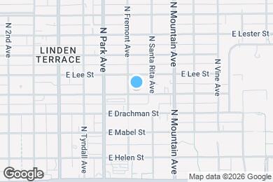 Map image of the property - 1119 E Adams St