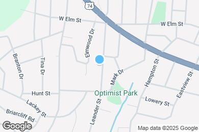 Map image of the property - 506 Leander St