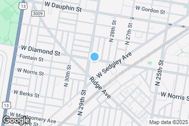 Map image of the property - 2836 W Diamond St