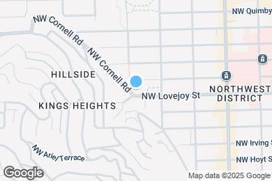 Map image of the property - 2575 NW Lovejoy St