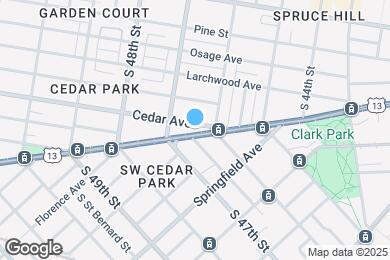 Map image of the property - 4610 Cedar Ave