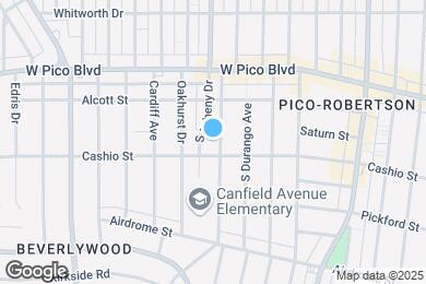 Map image of the property - 1477 Canfield Ave. Apartments