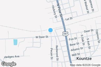 Map image of the property - 120 Pecan St