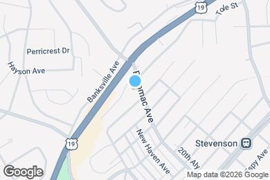 Map image of the property - 2009 Potomac Ave