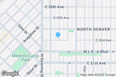 Map image of the property - 1337 E 33rd Ave