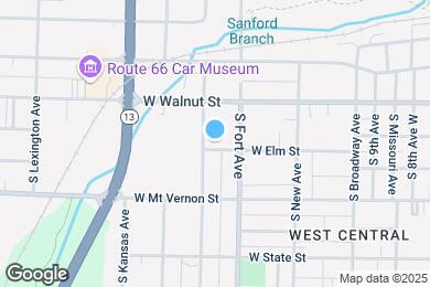 Map image of the property - 1325 W Elm St