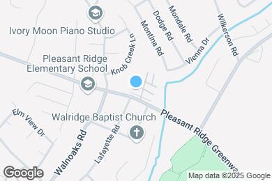 Map image of the property - Creek Ridge Apartments