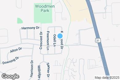 Map image of the property - 1262 Kenwood Dr
