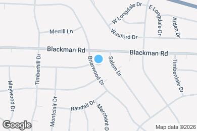 Map image of the property - 4908 Briarwood Dr