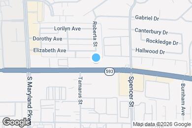 Map image of the property - 1550 E Tropicana Ave