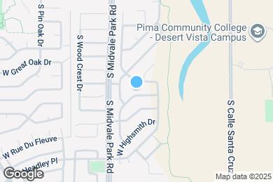 Map image of the property - 1506 W Lama Dr