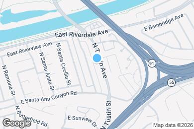 Map image of the property - 301 N Tustin Ave