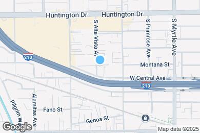 Map image of the property - 1404 S Alta Vista Ave