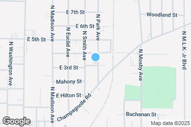 Map image of the property - 906 N Park Ave