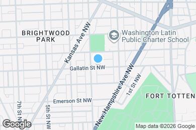 Map image of the property - 249 Gallatin St NW