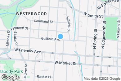 Map image of the property - 607 Guilford Ave