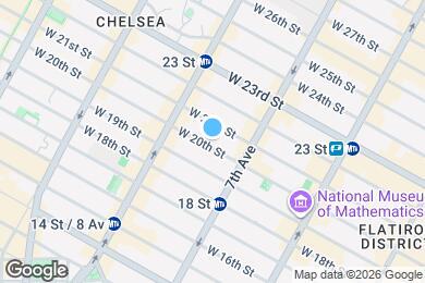 Map image of the property - 227 W 20th St