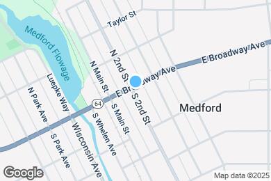 Map image of the property - 204 E Broadway Ave