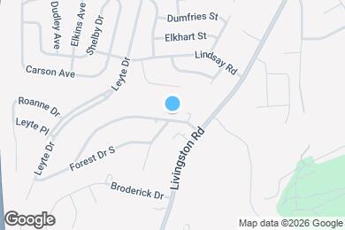 Map image of the property - 948 White Oak Dr