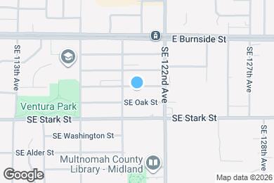 Map image of the property - 12008 SE Pine St