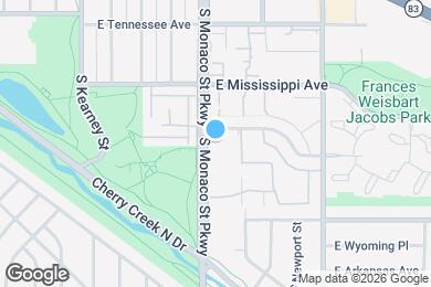 Map image of the property - 1200 S Monaco Street Pky