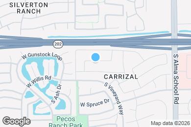 Map image of the property - 1373 W Longhorn Dr