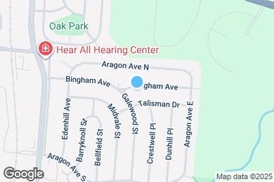 Map image of the property - 2448 Bingham Ave