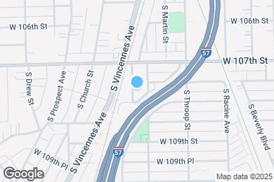 Map image of the property - 10741 S Glenroy Ave