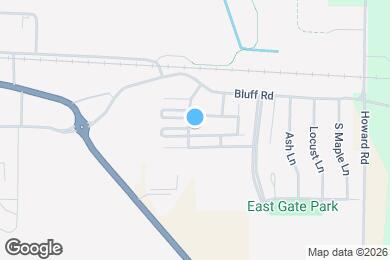 Map image of the property - Bluff Ridge Apartments
