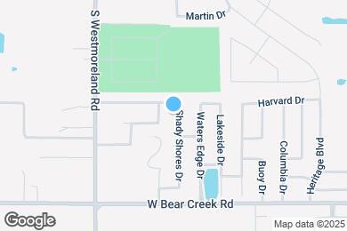 Map image of the property - 1505 Shady Shores Dr