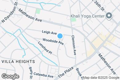 Map image of the property - 1033 Woodside Ave