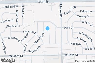 Map image of the property - 3550 Eisenhower Dr