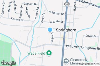 Map image of the property - Spring Creek Apartments