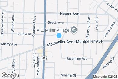 Map image of the property - 1385 Patterson St