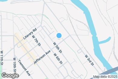 Map image of the property - 416 Jefferson Ave