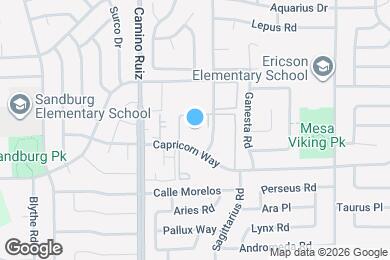 Map image of the property - 8460 Capricorn Way