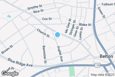 Map image of the property - 401 Poplar Ave