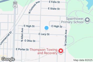 Map image of the property - 537 E Lacy St
