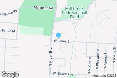 Map image of the property - 804 W Jones St