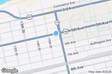 Map image of the property - 1535 5th Ave