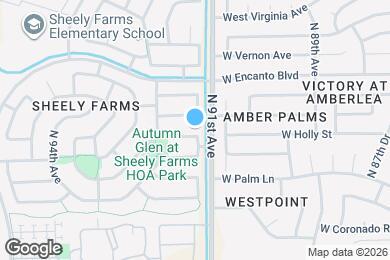 Map image of the property - 9110 W Monte Vista Rd