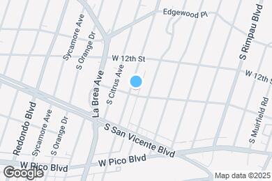 Map image of the property - 1244 S Highland Ave