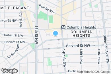 Map image of the property - 1421 Columbia Rd NW