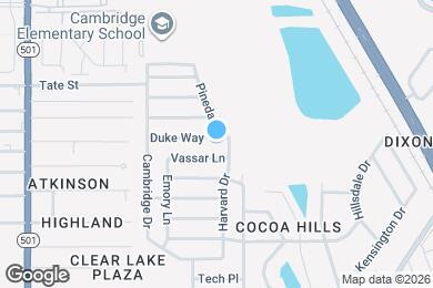 Map image of the property - 1203 Duke Way